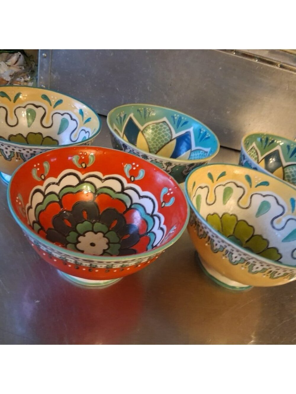 Anthropologie Elka Ayaka Bowls X 5 - Picture 2 of 5